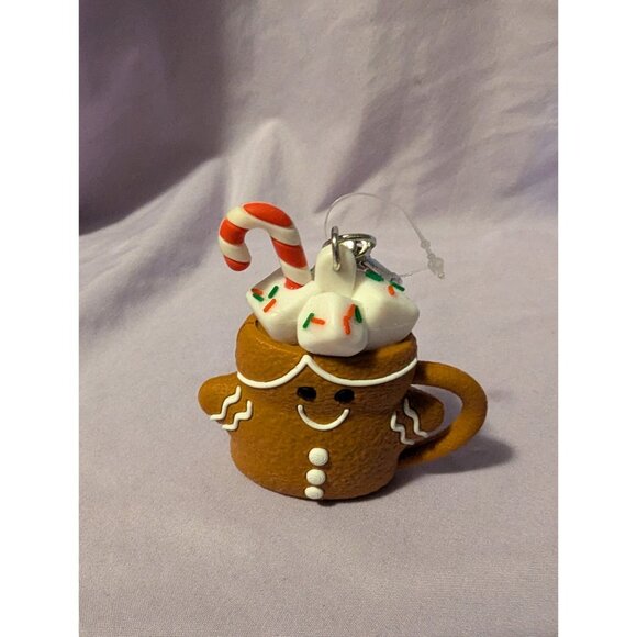 Bath & Body Works Pocketbac Christmas Gingerbread Mug Holder Candy Cane - Picture 1 of 3
